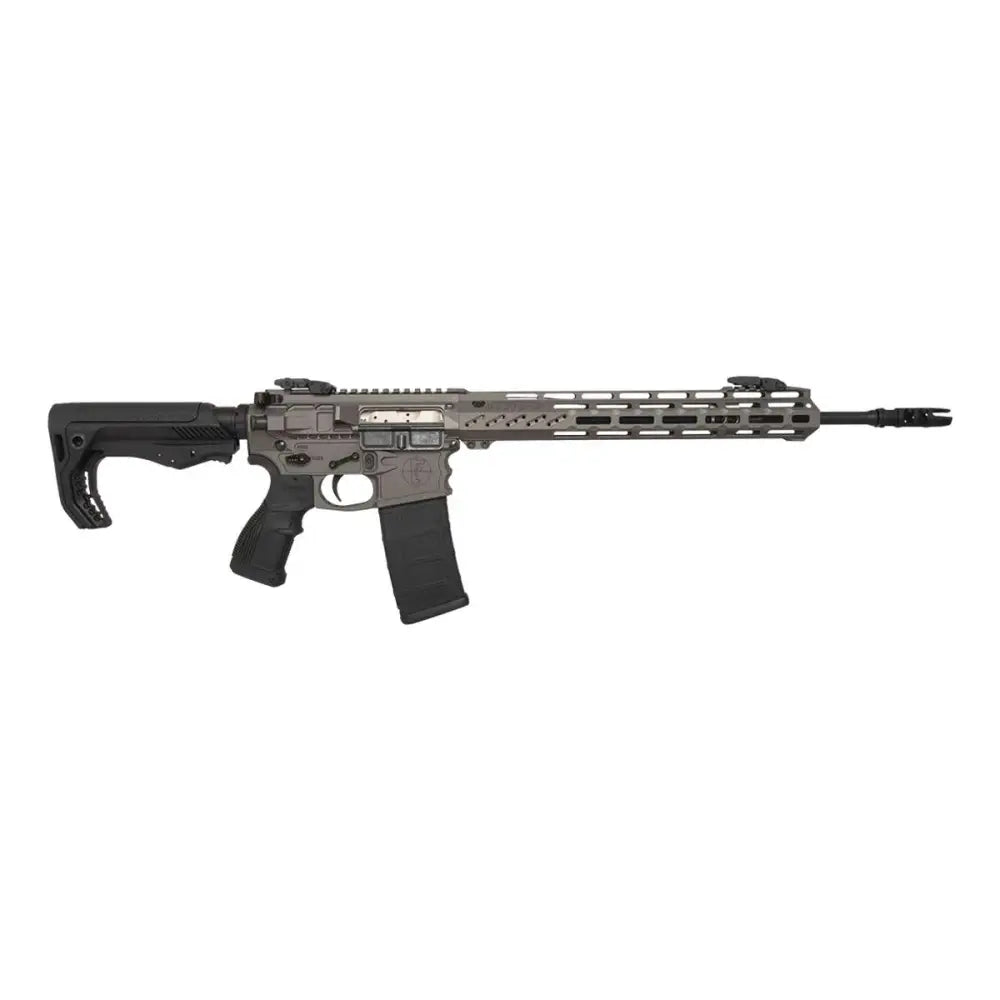FOSTECH STEALTH LIGHTNING RFL 5.56 16" MACH 2 13" RL, SNGL STG TRIG, TUNGSTEN