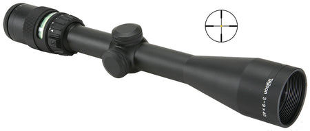 Trijicon AccuPoint 200002 Black Hardcoat Anodized 3-9x40mm 1" Tube Illuminated Duplex Crosshair Green Dot Scope