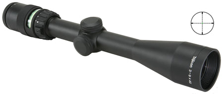 Trijicon AccuPoint 200005 Black Hardcoat Anodized 3-9x40mm 1" Tube Illuminated Mil-Dot Crosshair Green Dot Scope