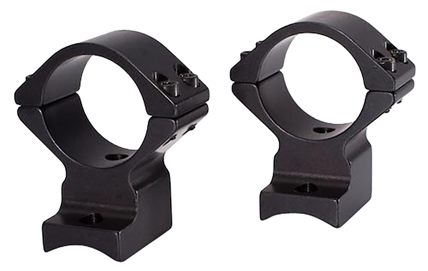Talley 94X725 Savage AccuTrigger Round Receiver Medium Rings Extended Scope Mount Combo 1" Tube Black Anodized