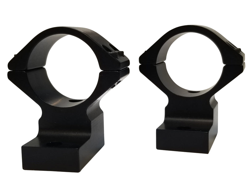 Talley 930714 Tikka T3/T3x Low Rings One-Piece Scope Mount Combo 1" Tube Black Anodized
