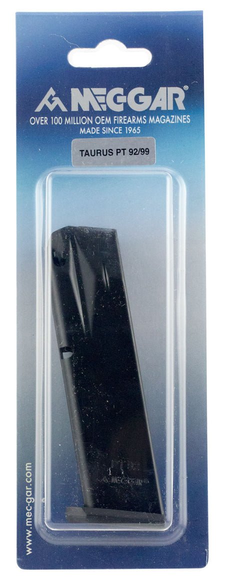Mec-Gar 18rd 9mm Luger Standard Magazine for Taurus PT-99/PT-92 – Blued Anti-Friction Coating