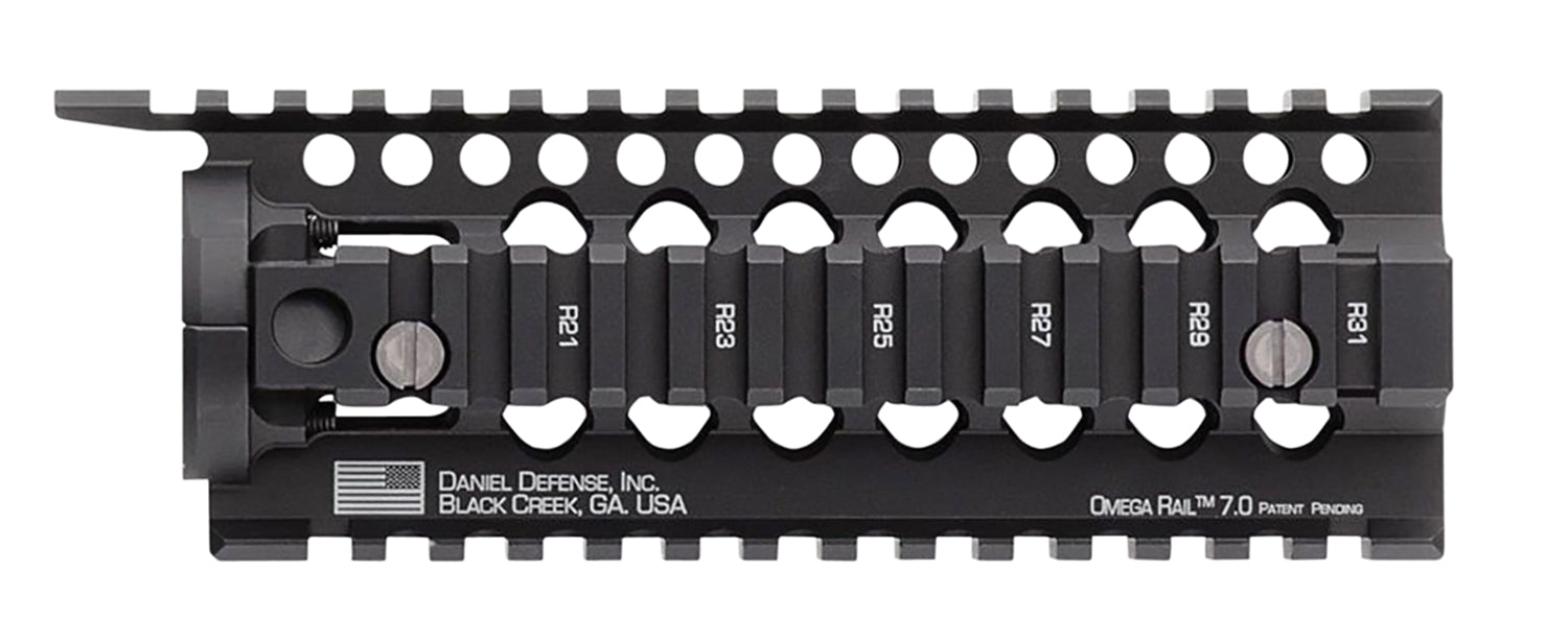 Daniel Defense Omega Rail 7.0 Free-Float Carbine-Length AR-15 Rail System Black Anodized Aluminum
