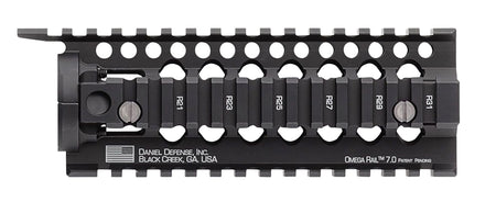 Daniel Defense Omega Rail 7.0 Free-Float Carbine-Length AR-15 Rail System Black Anodized Aluminum
