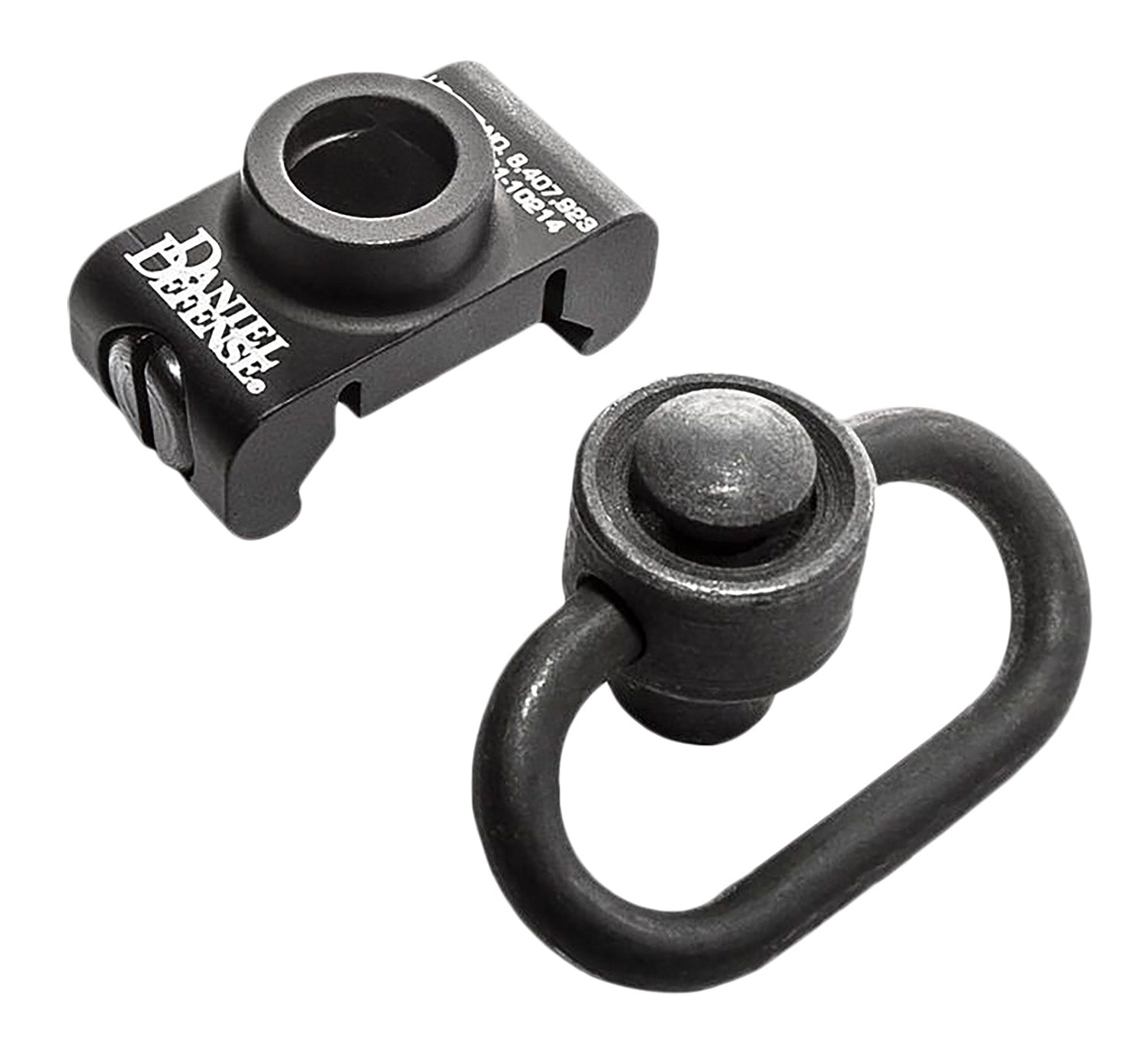 Daniel Defense 0302130029 1.25" Black Aluminum Picatinny QD Rail Mount Swivel Attachment