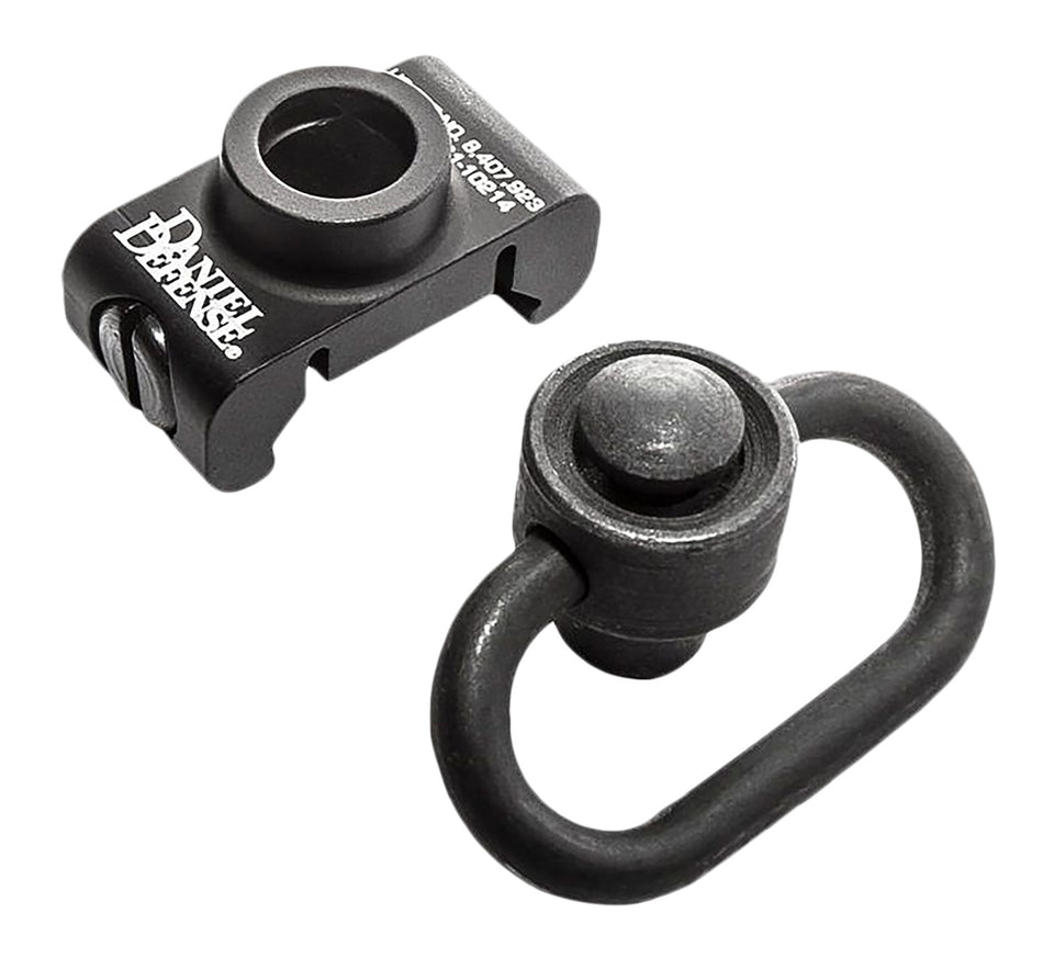 Daniel Defense 0302130029 1.25" Black Aluminum Picatinny QD Rail Mount Swivel Attachment