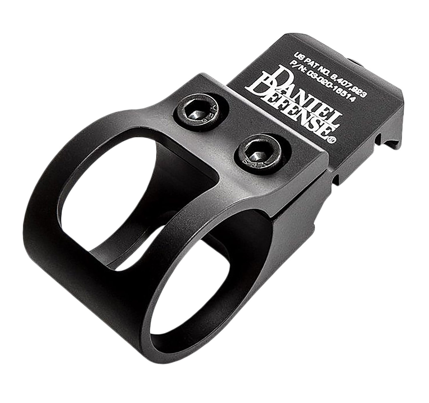 Daniel Defense 0302016514 Black Hard Coat Anodized Offset Flashlight Mount 1 Inch Diameter Aluminum