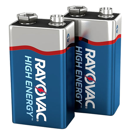 Rayovac A16042J 9V Alkaline Batteries 565mAh 9V Pack of 2