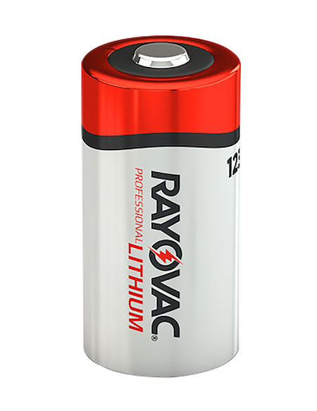Rayovac 123A Lithium Camera and Flashlight Batteries 1500mAh Pack of 2