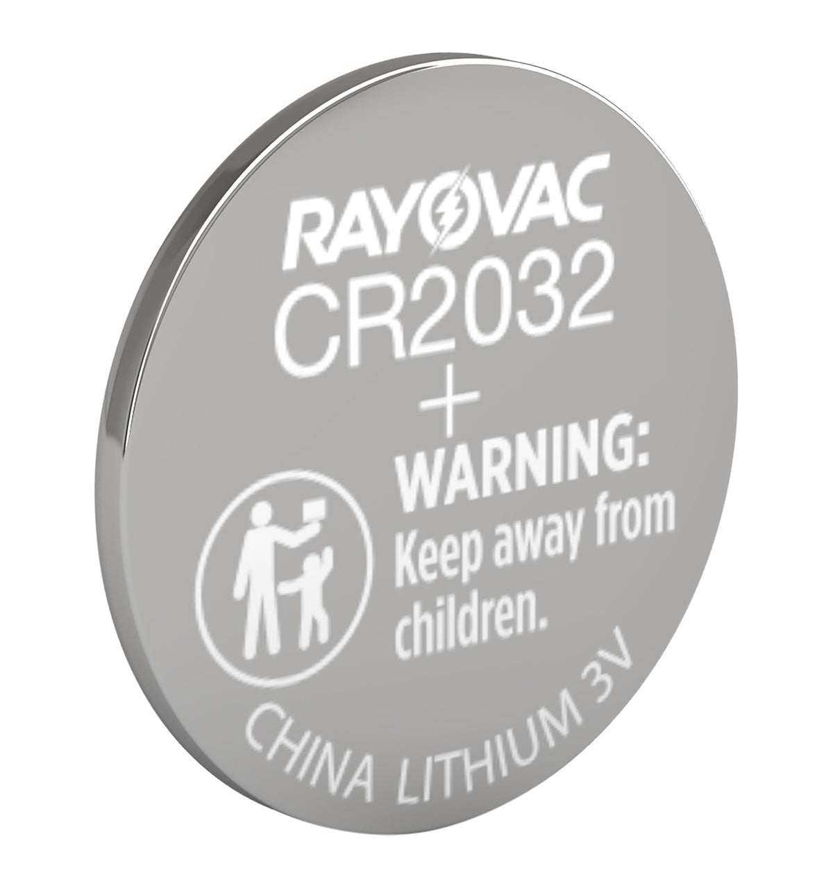 Rayovac CR2032 3V Lithium Coin Cell Battery for Key Fobs and Remotes