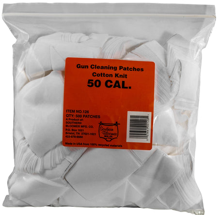 Southern Bloomer 126 50 Cal Cotton Gun Cleaning Patches 500 Pack
