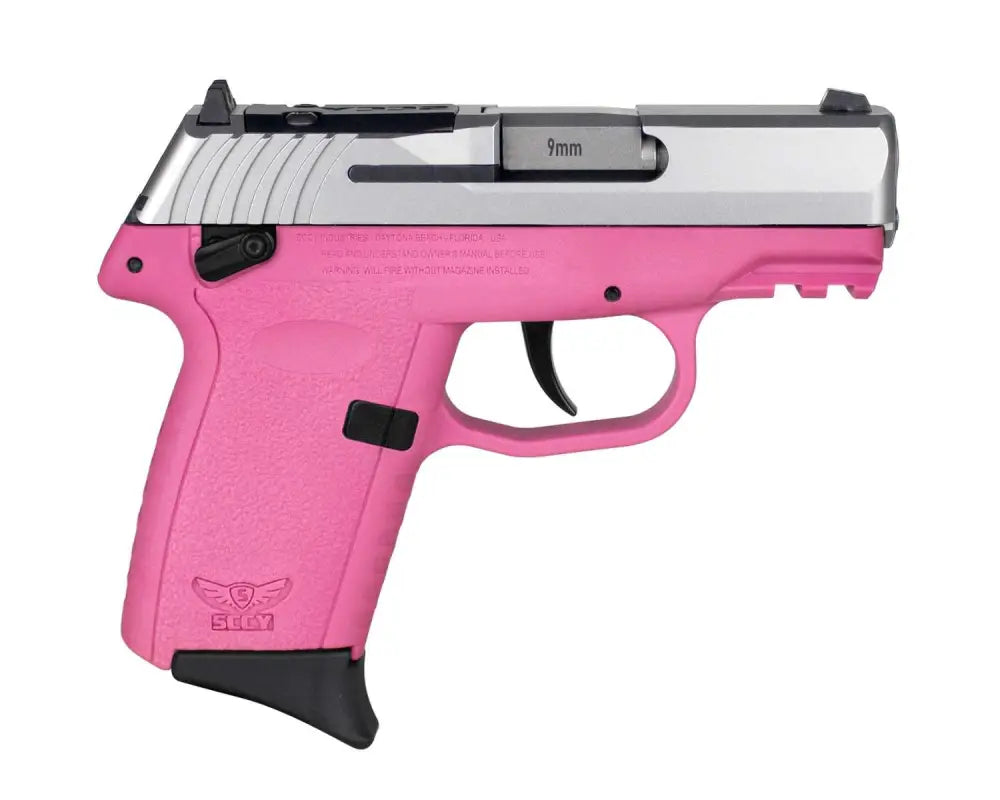 SCCY CPX1TTPKRDRG3 9MM PST TT/PINK GRP D/S SAFETY