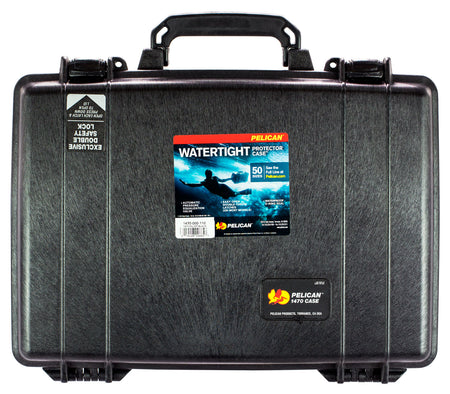 Pelican 1470000110 Black Polymer Laptop Protective Case 16" Interior USA Made