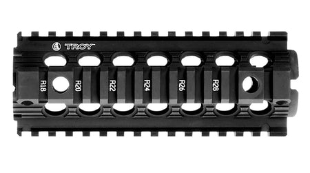 Troy Industries SRAIMRFD7BT00 AR-15 M4 7" Black Anodized Drop-In Handguard Rail