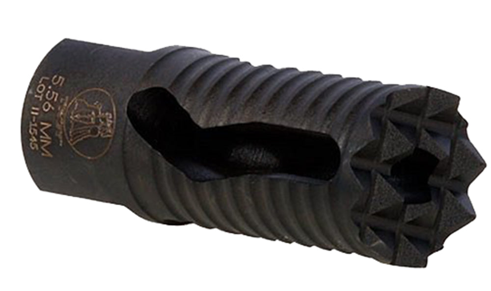 Troy Industries Black Steel Medieval Muzzle Brake 5.56 NATO AR 1/2"-28 Threads