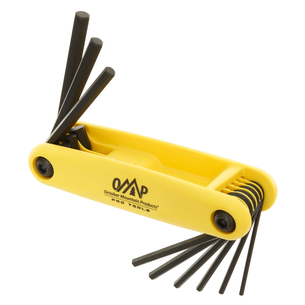 October Mountain Pro Shop Hex Key Wrench Set 5/64 - 1/4 in.