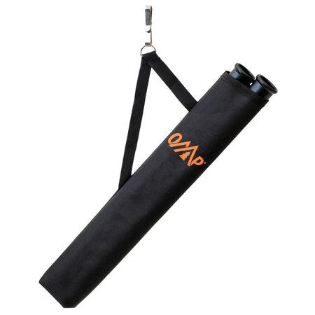 October Mountain Black 2-Tube Hip Quiver for RH/LH Archers