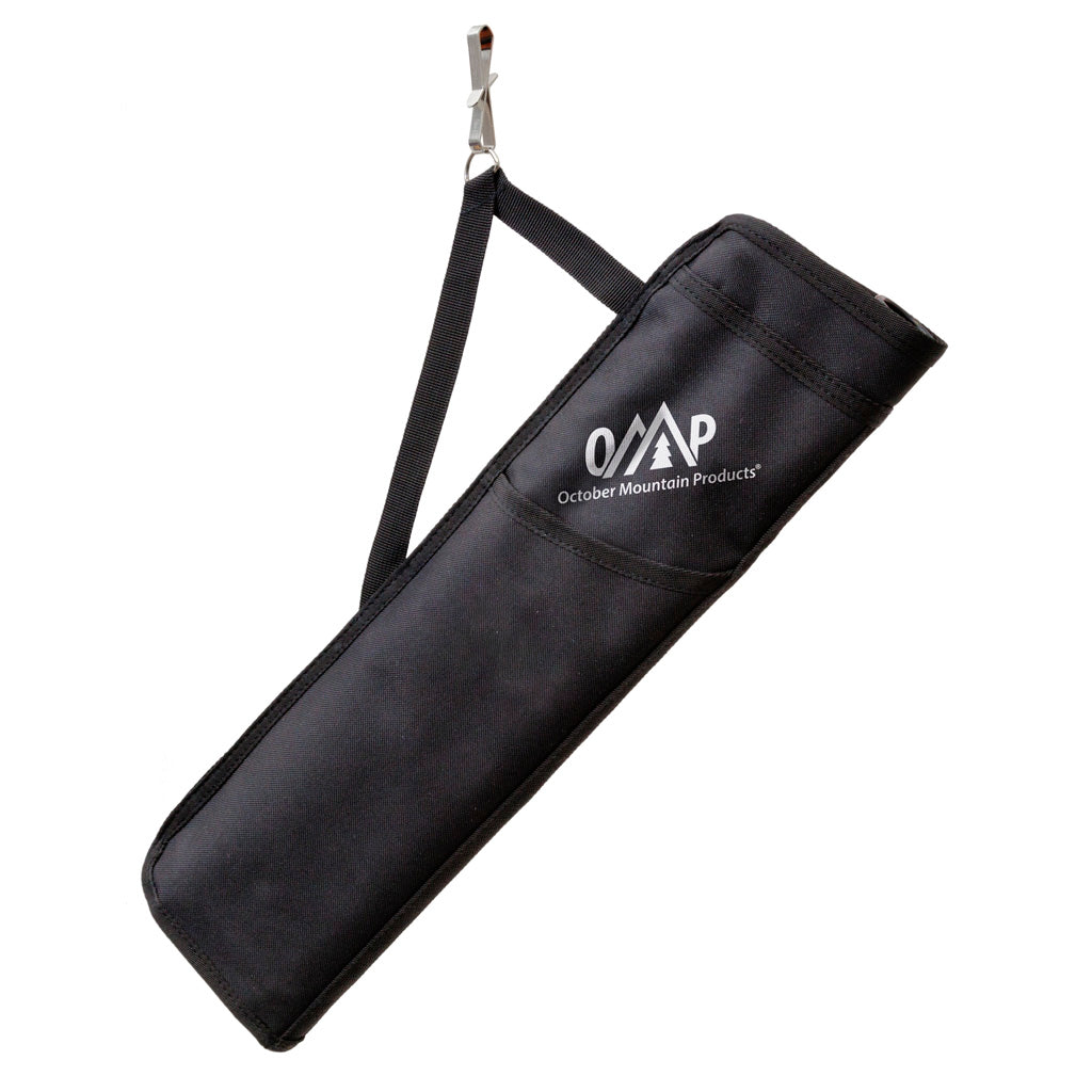 October Mountain Black 3-Tube Hip Quiver for RH/LH Archers