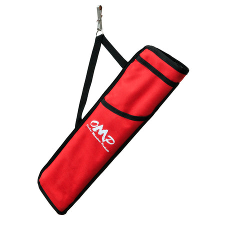 October Mountain Red 3-Tube Hip Quiver for RH/LH Archers