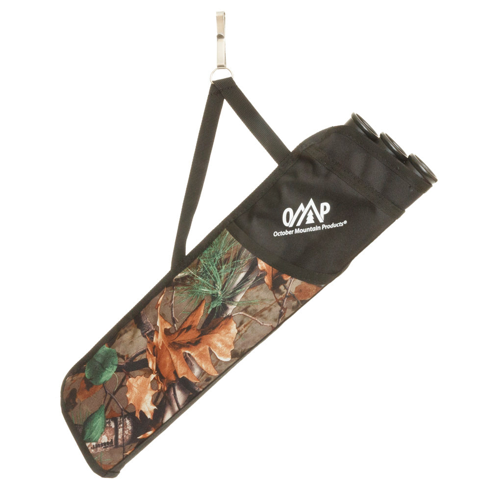 October Mountain Camo 3-Tube Hip Quiver for RH/LH Archers