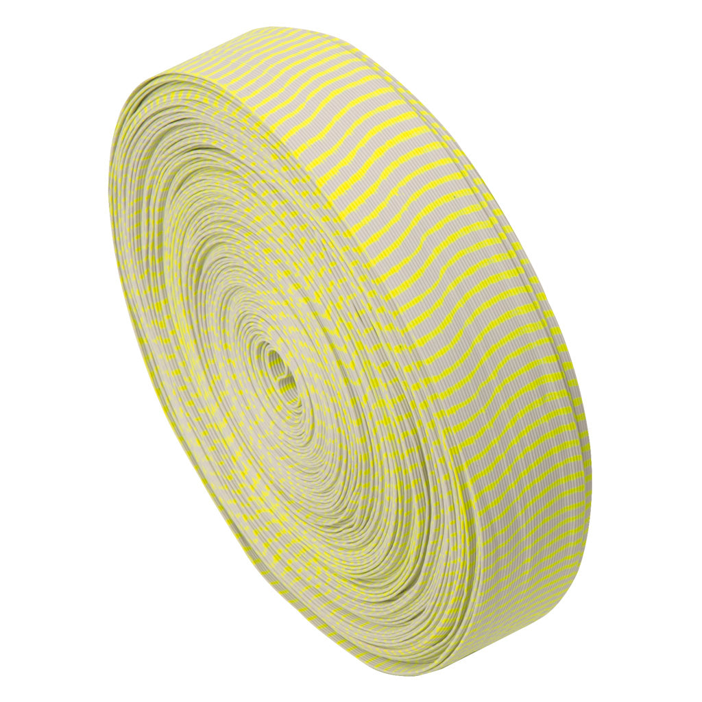 October Mountain VIBE String Noise Silencers White/Neon Yellow 85 ft.