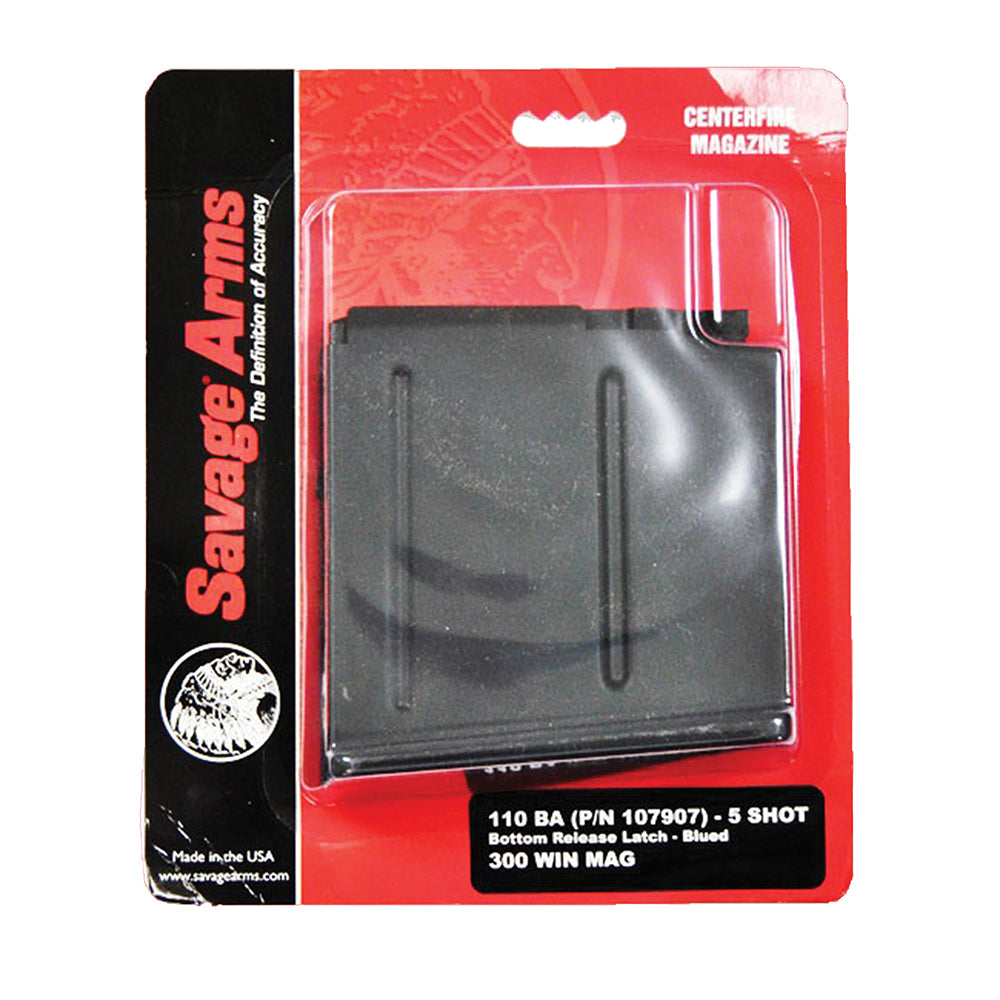 Savage Arms 55191 Detachable 5-Round Blued Magazine 300 Win Mag Savage 110BA Stealth