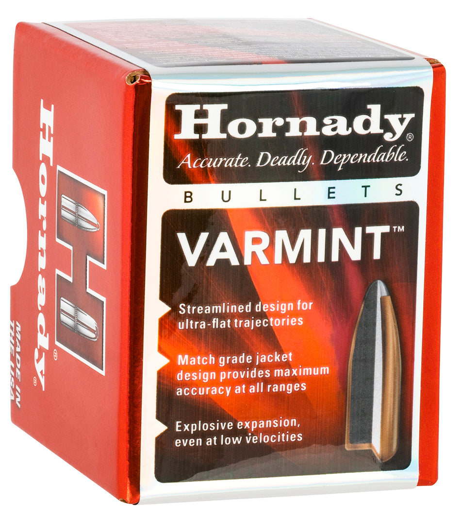 Hornady 2266 Traditional Varmint .224 Diameter 55 gr SP Bullet 100/Box