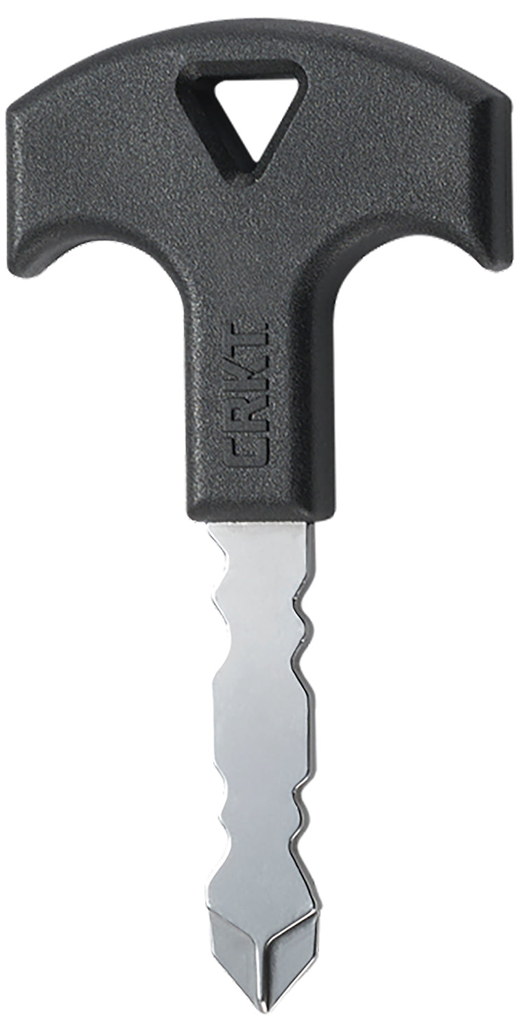 CRKT 9705 Williams Defense Keyring Tool Matte Black Steel with Screwdriver