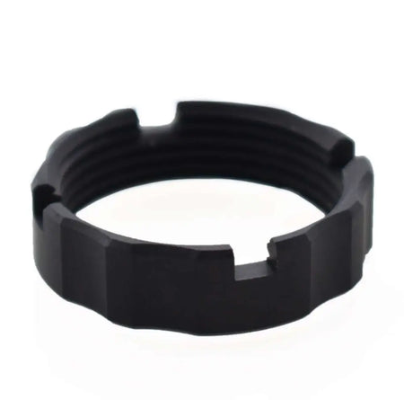 Fostech Lightweight Aluminum Castle Nut Black Finish