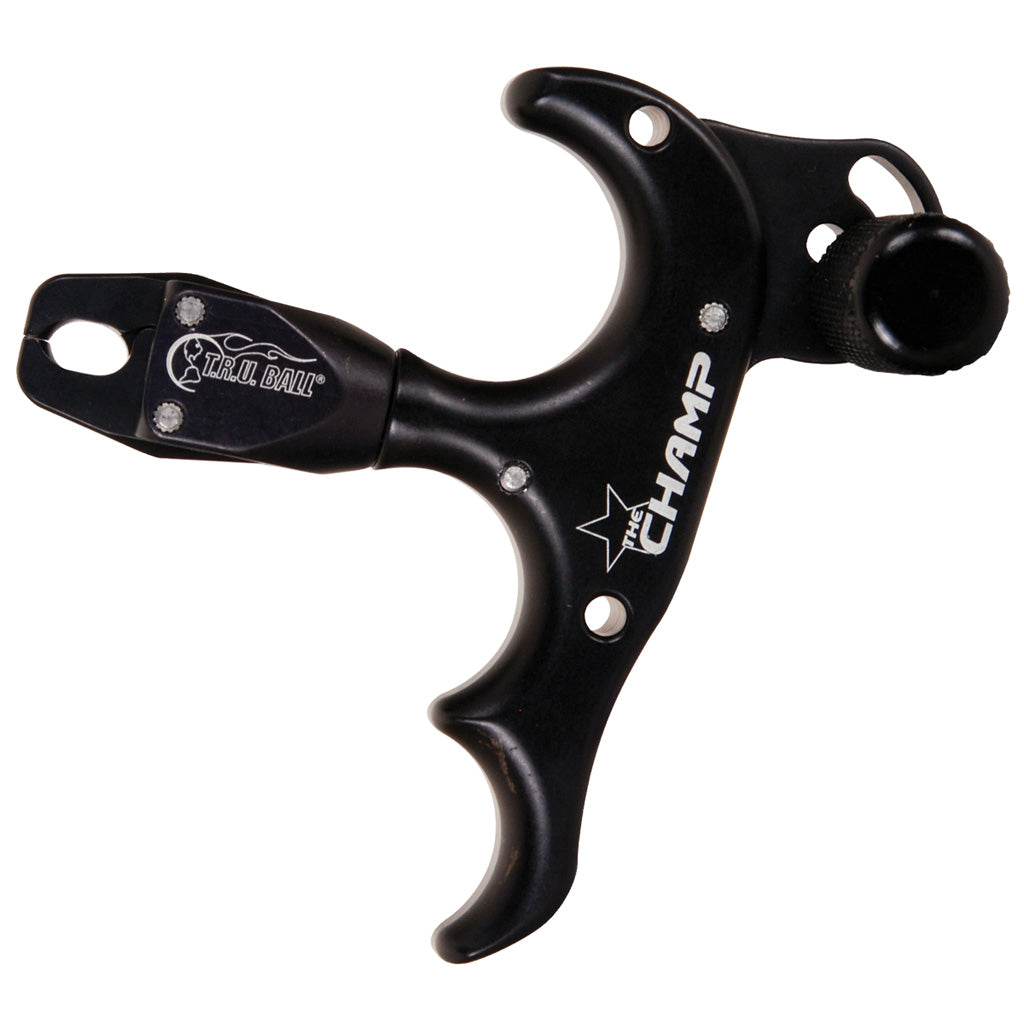 Tru Ball Champ Release Aid 3 Finger Small Black