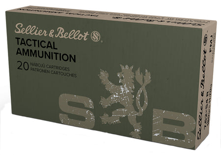 Sellier and Bellot 7.62x54mmR Rifle 180 grain Full Metal Jacket ammunition