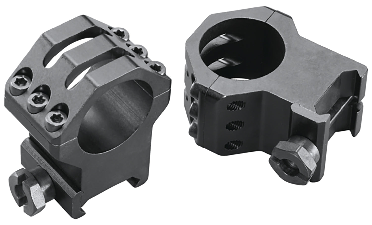 Weaver 48353 Tactical Skeleton Rings Matte Black 1 Inch Extra Extra High