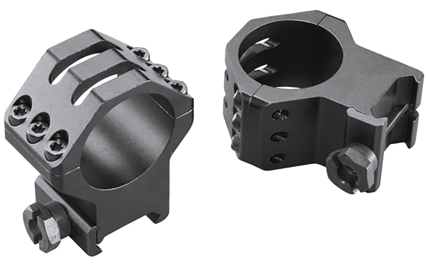 Weaver 48354 Tactical Skeleton Rings Matte Black 30mm Extra High