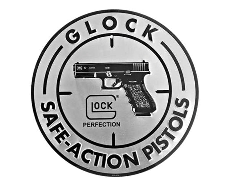 Glock Safe Action Metal Display Sign