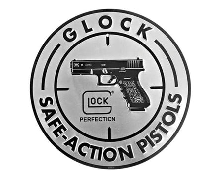 Glock Safe Action Metal Display Sign
