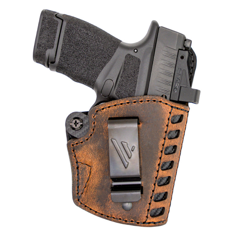 Versacarry Compound G2 Essential Ambi IWB Holster, Kydex/Water Buffalo Brown, Size 3