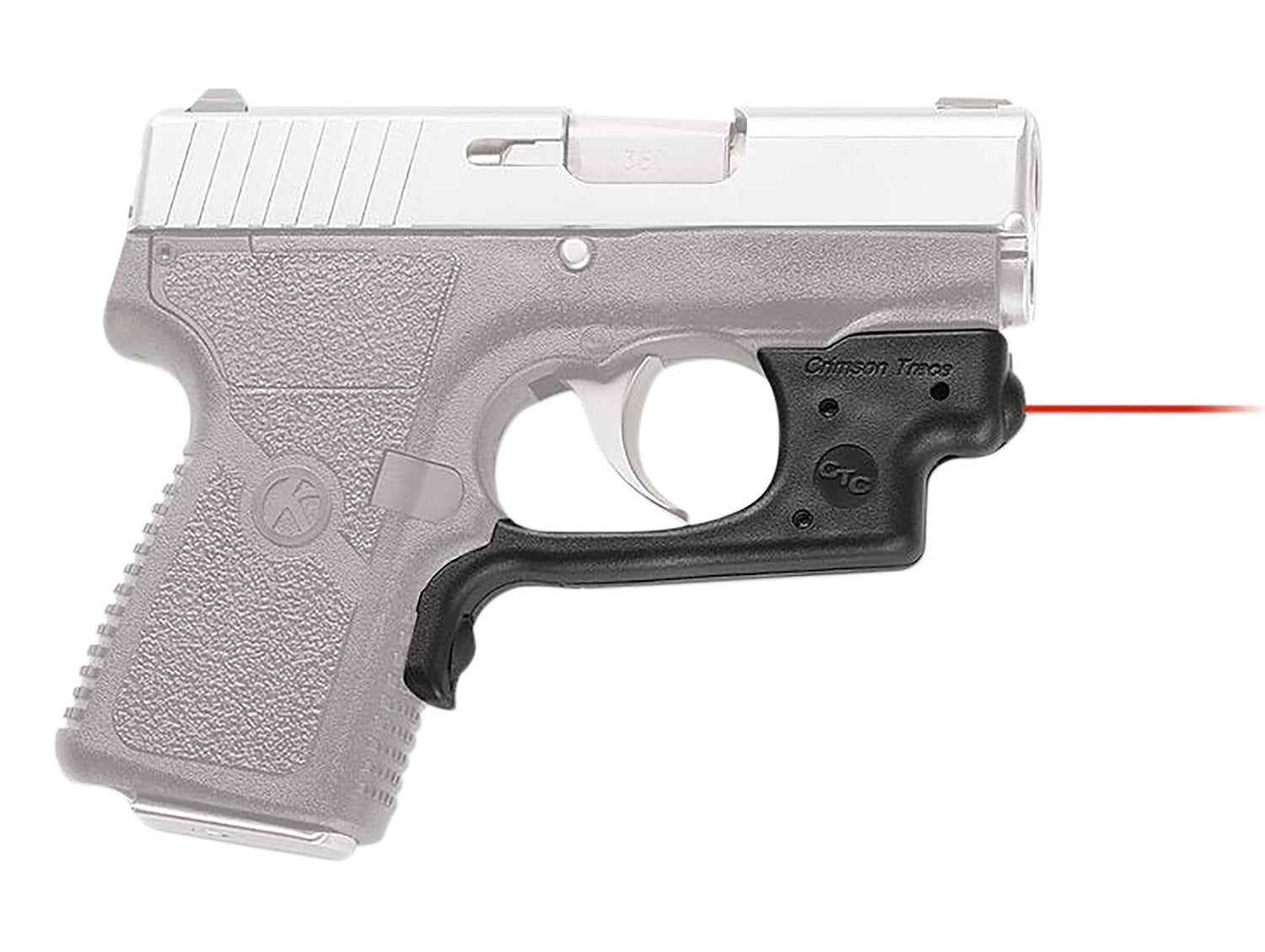 Crimson Trace 0130601 Compact Red Laser Sight for Kahr Arms .380 Pistols, Trigger Guard Mount, Black Polymer