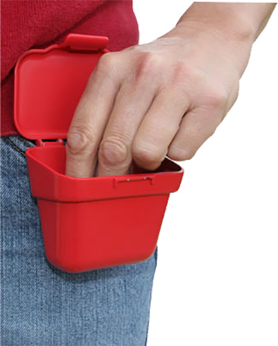 MTM Case-Gard ABP Ammo Belt Pouch Red Polymer 100rd Handgun Rifle Multi-Caliber Belt Clip