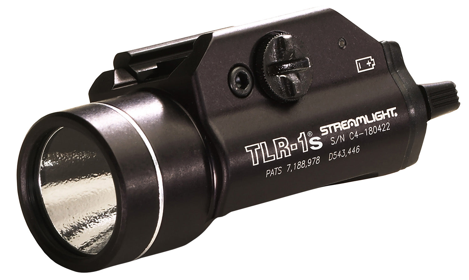 Streamlight 69210 TLR-1S Compact Rail-Mounted Flashlight Black Anodized 300 Lumens LED