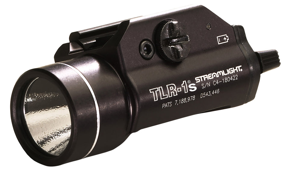 Streamlight 69210 TLR-1S Compact Rail-Mounted Flashlight Black Anodized 300 Lumens LED