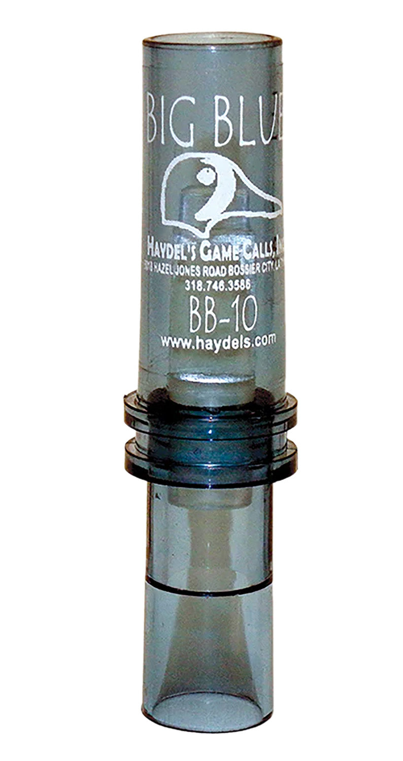 Haydel's BB10 Double Mylar Reed Teal Call - Clear Acrylic