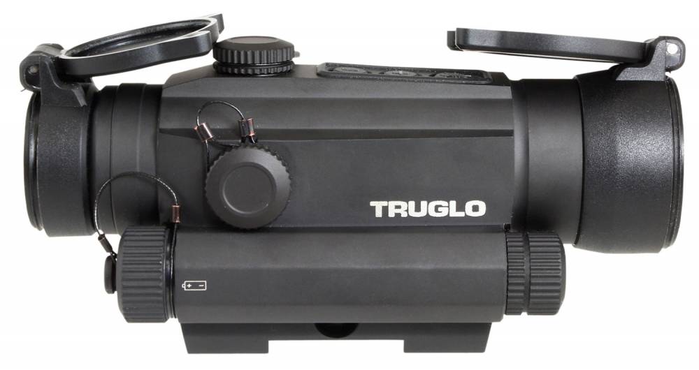 TruGlo Tru-Tec 1x 30mm Obj 2 MOA Red Dot Sight Black Lithium Battery