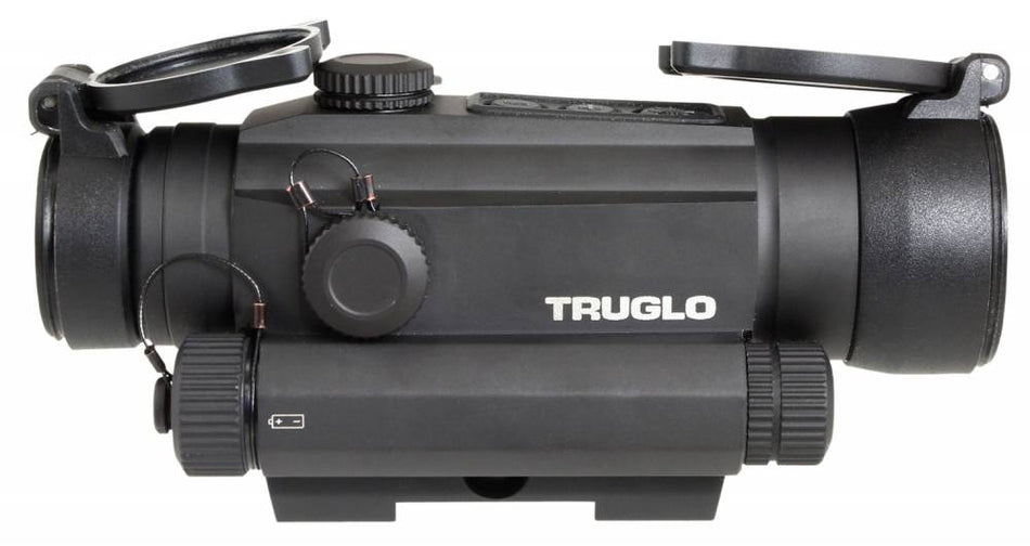 TruGlo Tru-Tec 1x 30mm Obj 2 MOA Red Dot Sight Black Lithium Battery