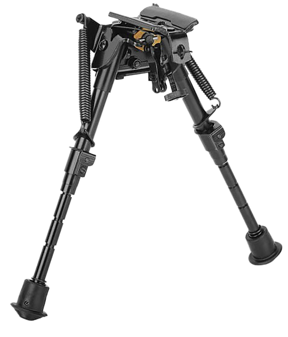 Caldwell XLA 6-9" Fixed Bipod Aluminum Black Swivel Stud