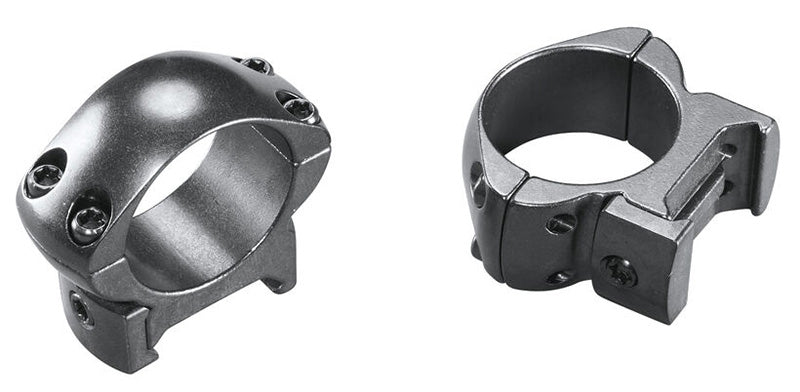 Weaver Grand Slam Steel Rings 1 Inch Medium Black Finish
