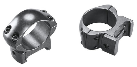 Weaver Grand Slam Steel Rings 1 Inch Medium Black Finish