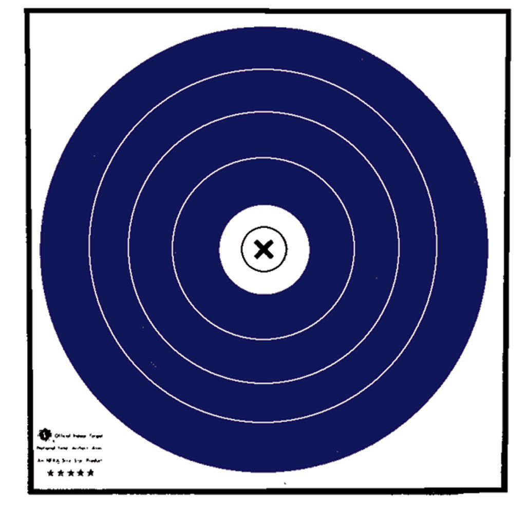Maple Leaf NFAA Indoor 40cm Blue/White Archery Target Face 100-Pack