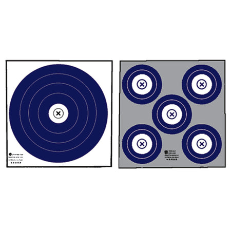 Maple Leaf NFAA Indoor Reversible Single/Five-Spot Archery Target Face 100-Pack