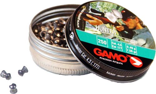 Gamo 177 Caliber Hunter Pellets 7.56 Grains 250pk Tin