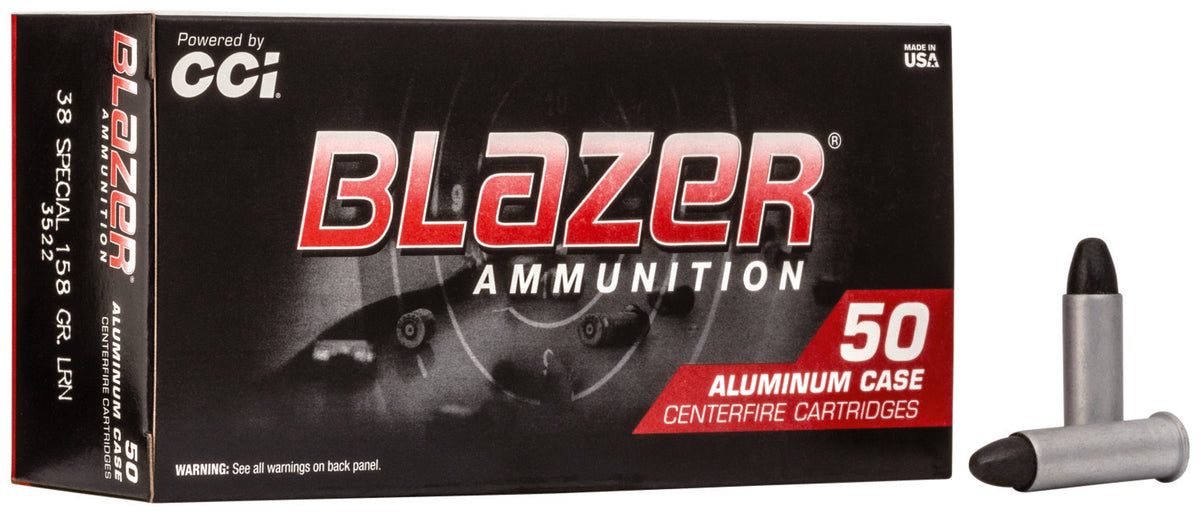 Blazer Aluminum Lead Round Nose 158 Grain .38 Special 755 fps 076683035226